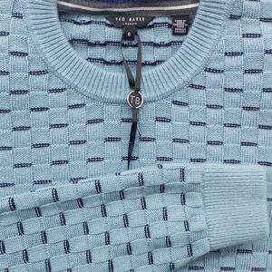 Ted Baker London Arrlo Slim Fit Sweater Light Blue TB 6 Men's 2XL